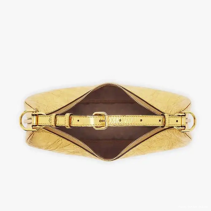 Affordable Gold Leather In Bag Fendi Fendigraphy Small Calf Hobo 0317