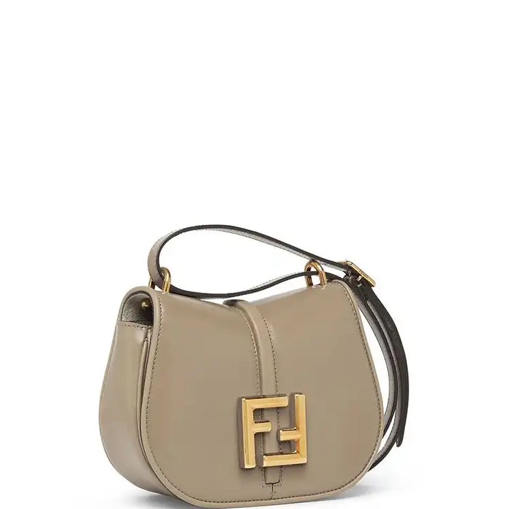 Affordable Bag Fendi Grey Leather Calf In C'mon Mini 0303