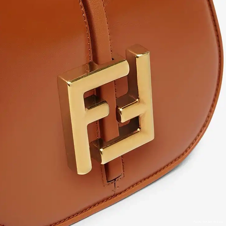 Affordable Brown In Fendi Bag C'mon Leather Calf Mini 0304