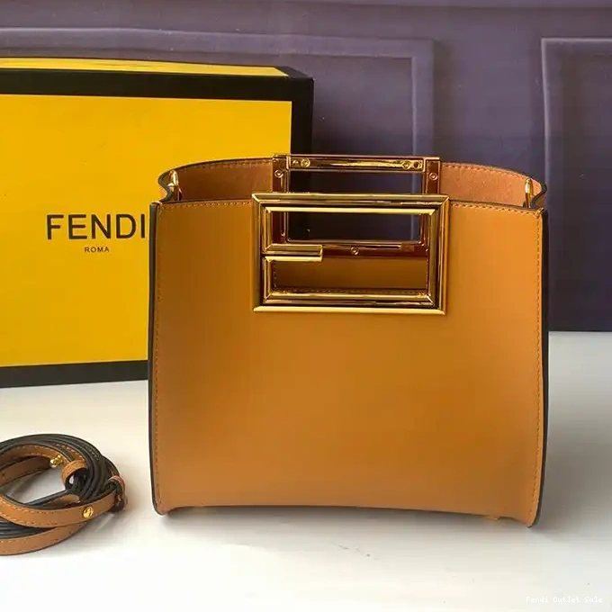 Affordable Calf Leather In Fendi Bag Way Small Brown 0303