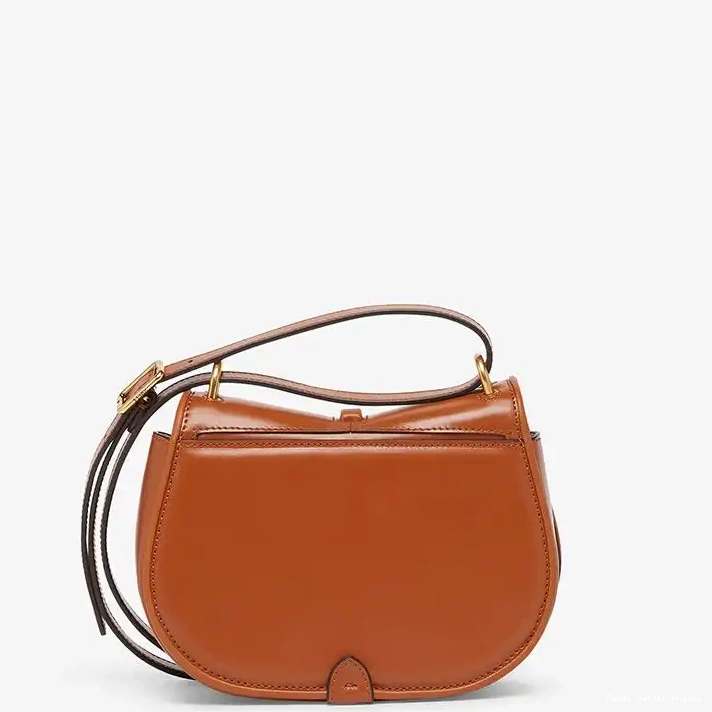 Affordable Brown In Fendi Bag C'mon Leather Calf Mini 0304